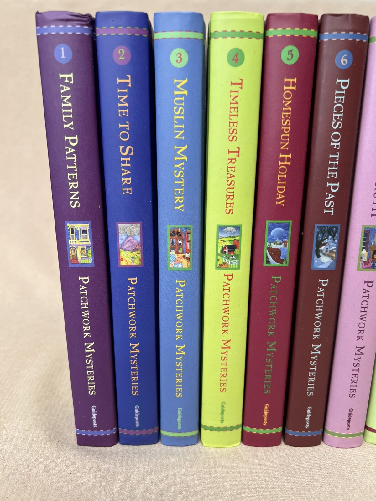 PATCHWORK MYSTERIES Guideposts Lot Of #1-18 Set Fiction HC Books inspiration