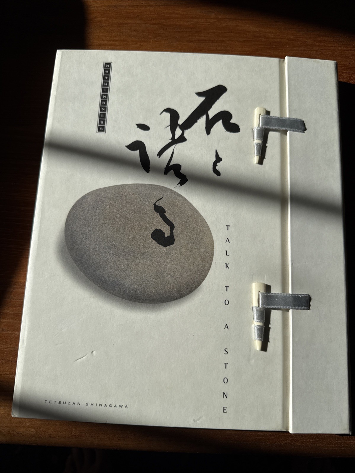 Talk to a Stone Nothingness Tetsuzan Shinagawa 1998 Joost Elffers Hardcover