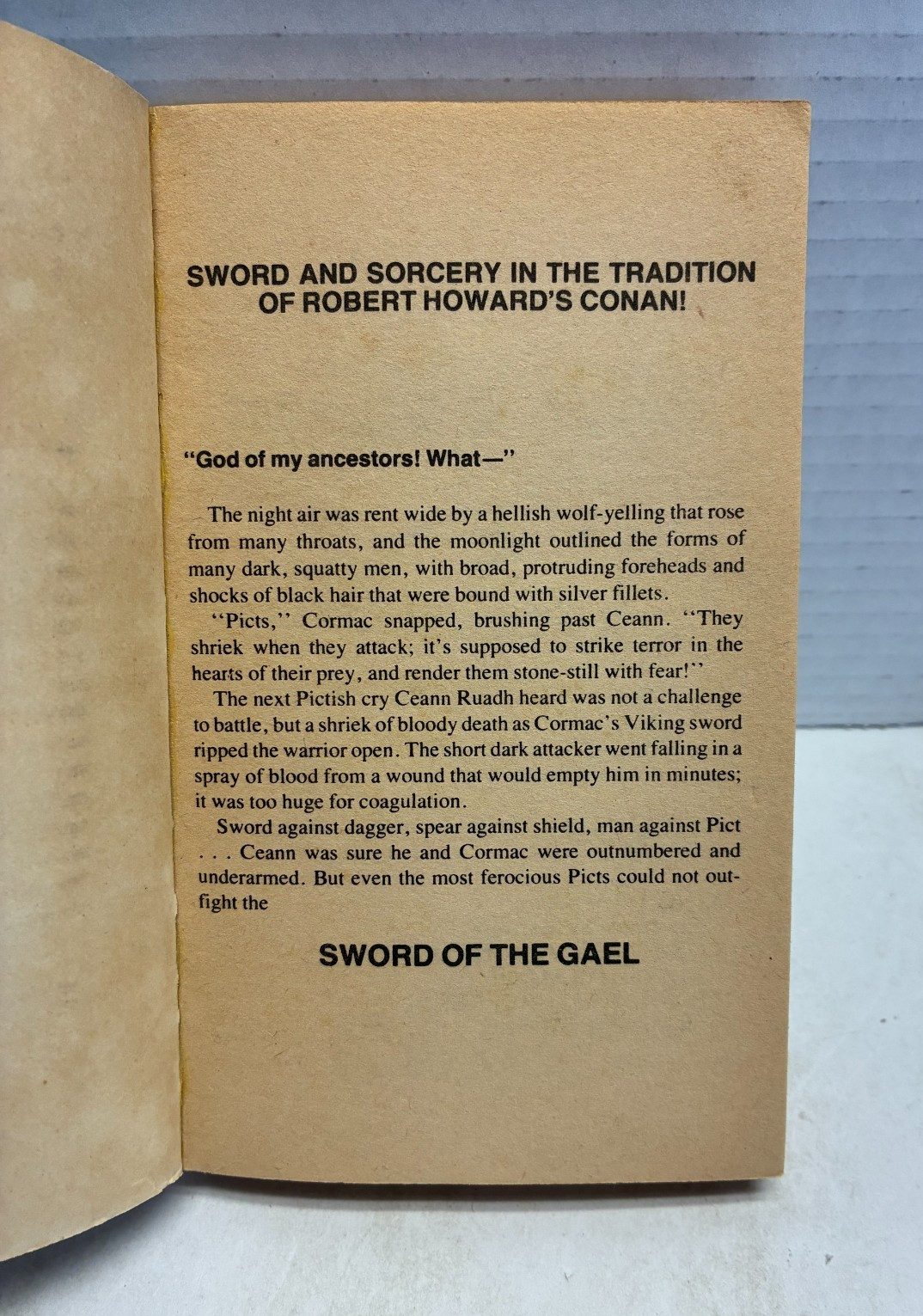 C5 Robert E Howard Fantasy/Adventure 5-Paperback Book Collection 1966