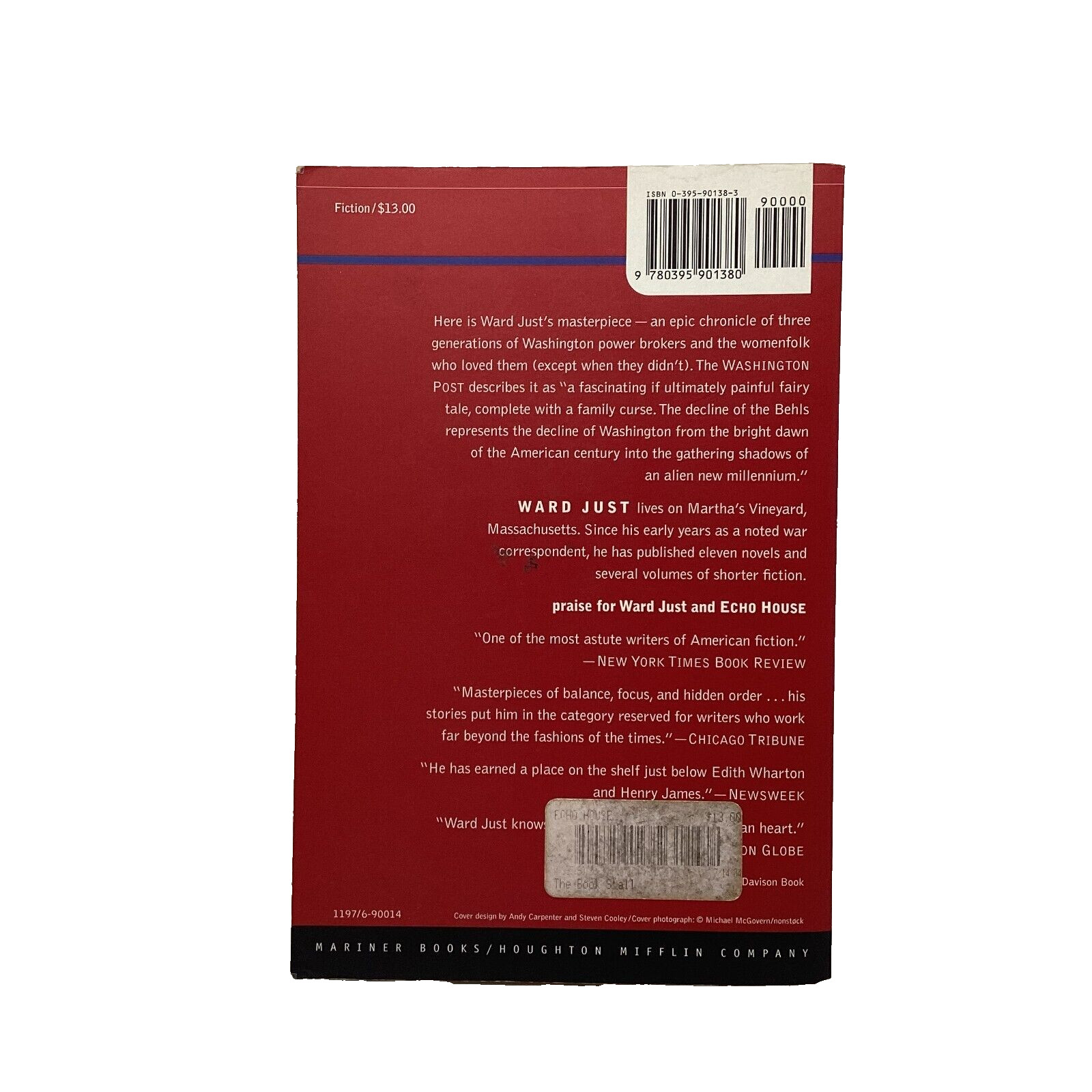 Echo House Book by Ward Just