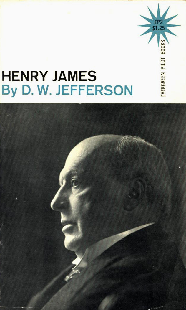 HENRY JAMES D. W. JEFFERSON EVERGREEN PILOT BOOKS EP2 GROVE PRESS 1961 PAPERBACK