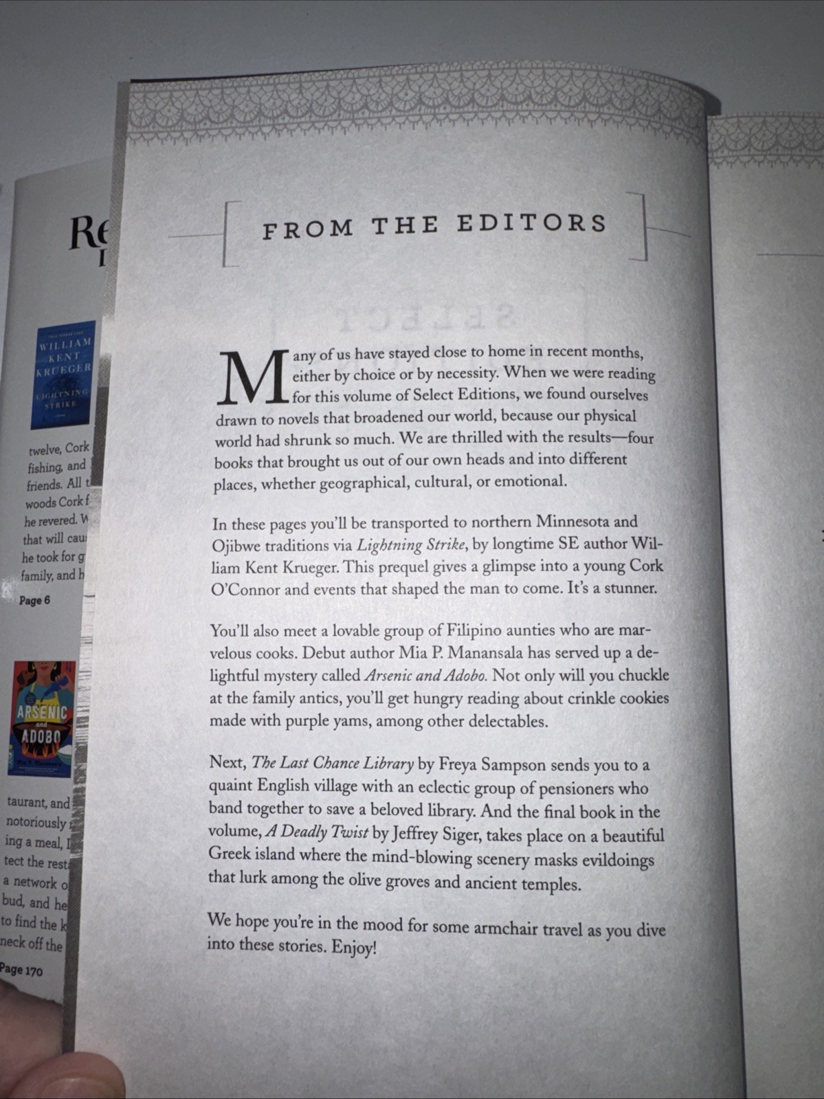 Reader’s Digest Select Editions Hardback 4 different Authors. Edition 383.