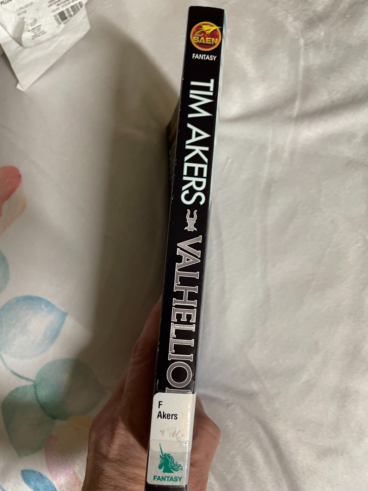 Valhellions Tim Akers 2022 Trade PB — VG Ex‑Library — Urban Fantasy Supernatural