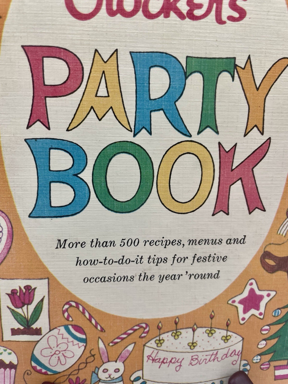 Betty Crocker’s Party Book Cookbook 1959 1st Edition 1st Printing Vtg Hardcover