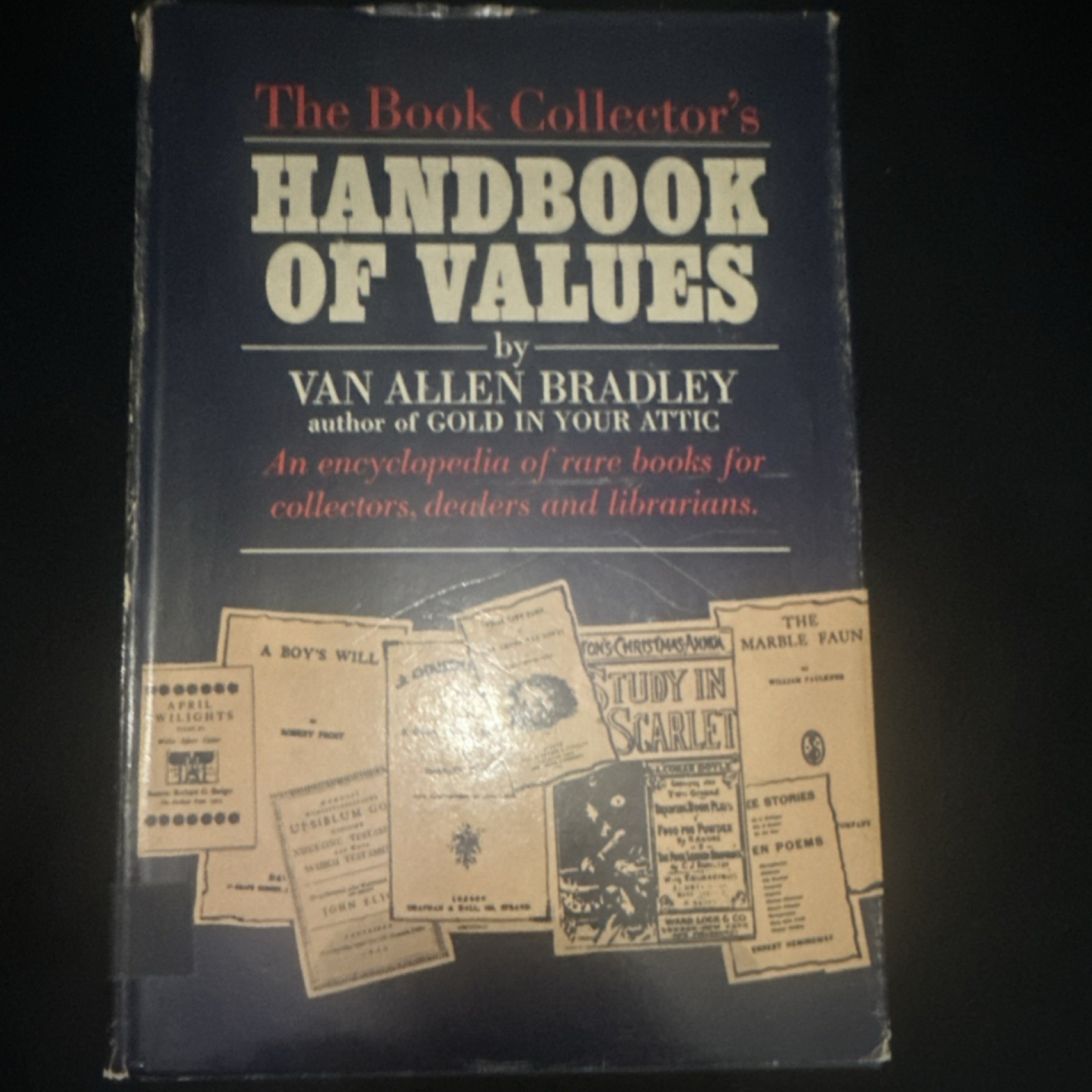 Book Collector’s Handbook of Values Van Allen Bradley Hardcover Dust Jacket