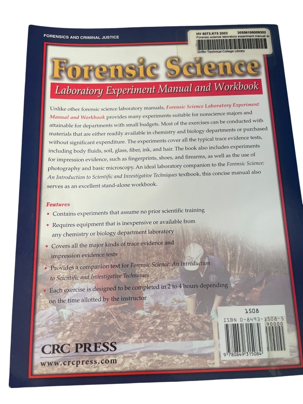 Forensic Science Lab Manual Workbook Kubic Petraco 2003 CRC PRESS