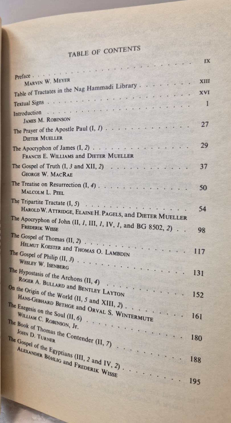 NAG HAMMADI LIBRARY: J. M. Robinson Very Good/PB/1981 (see photos:)