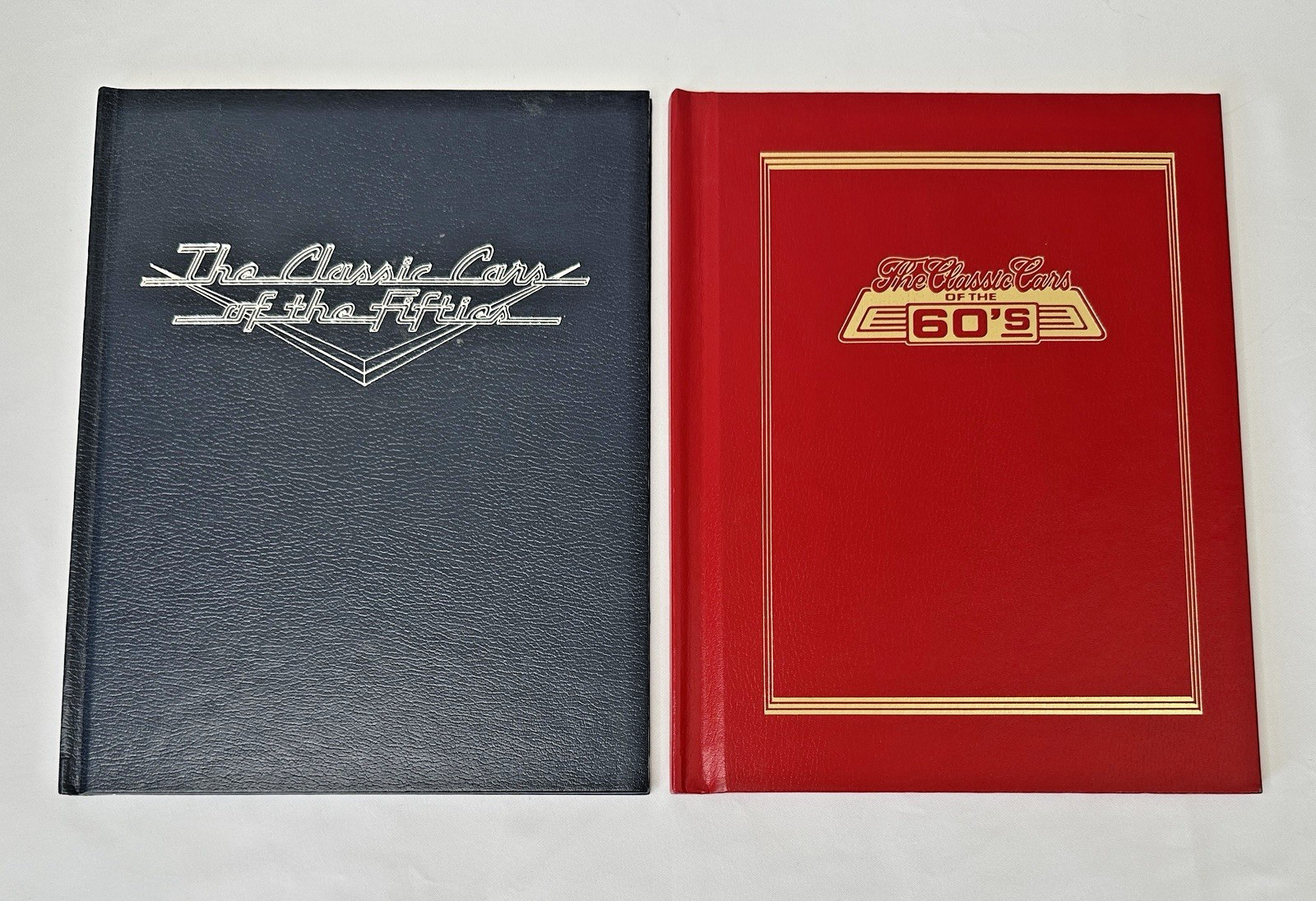 Lot of 2 Franklin Mint Classic Cars of the 50’s & 60’s Books Excellent Condition