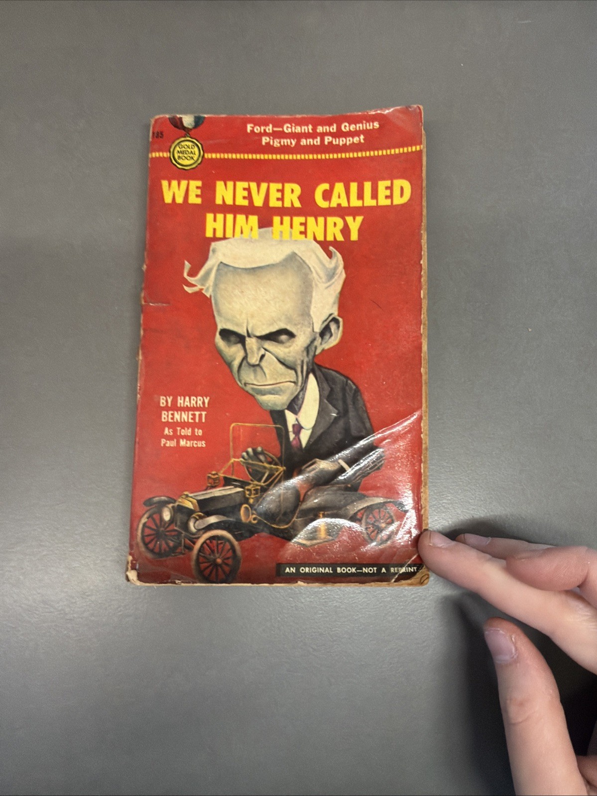 Rare Original 1951 We Never Called Him Henry (Gold medal book) Harry Bennett Bo8