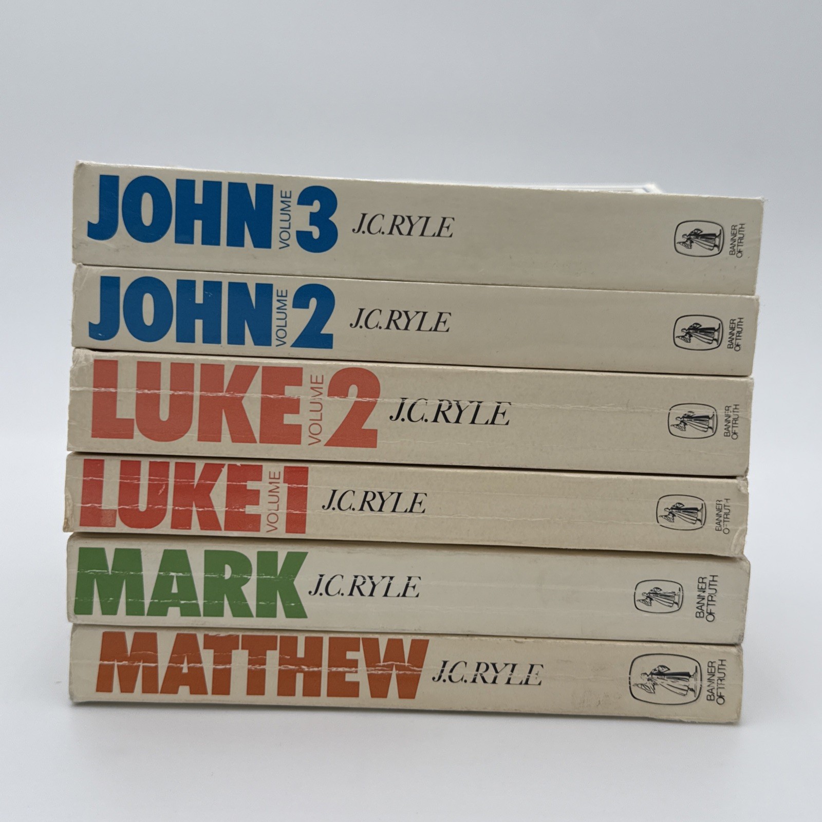 Expository Thoughts On The Gospels J C Ryle – 5 Book Lot – Banner PB Bible Study