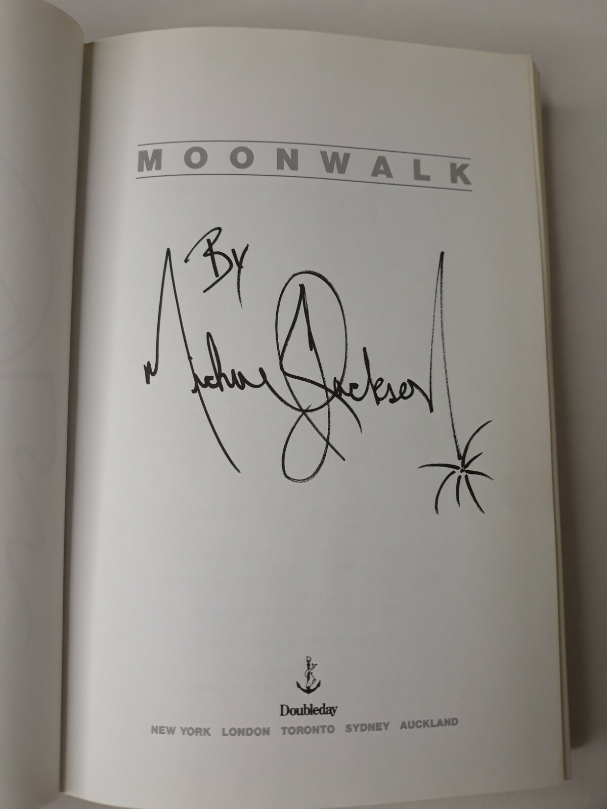 Moonwalk by Michael Jackson Hardcover Book Dust Jacket 1st Edition King of Pop