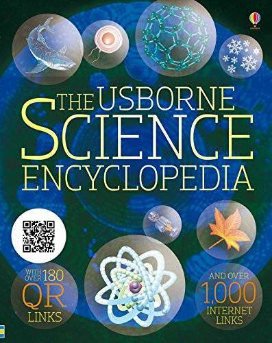 Science Encyclopedia Paperback Book w/Internet & QR Links – Paperback – GOOD