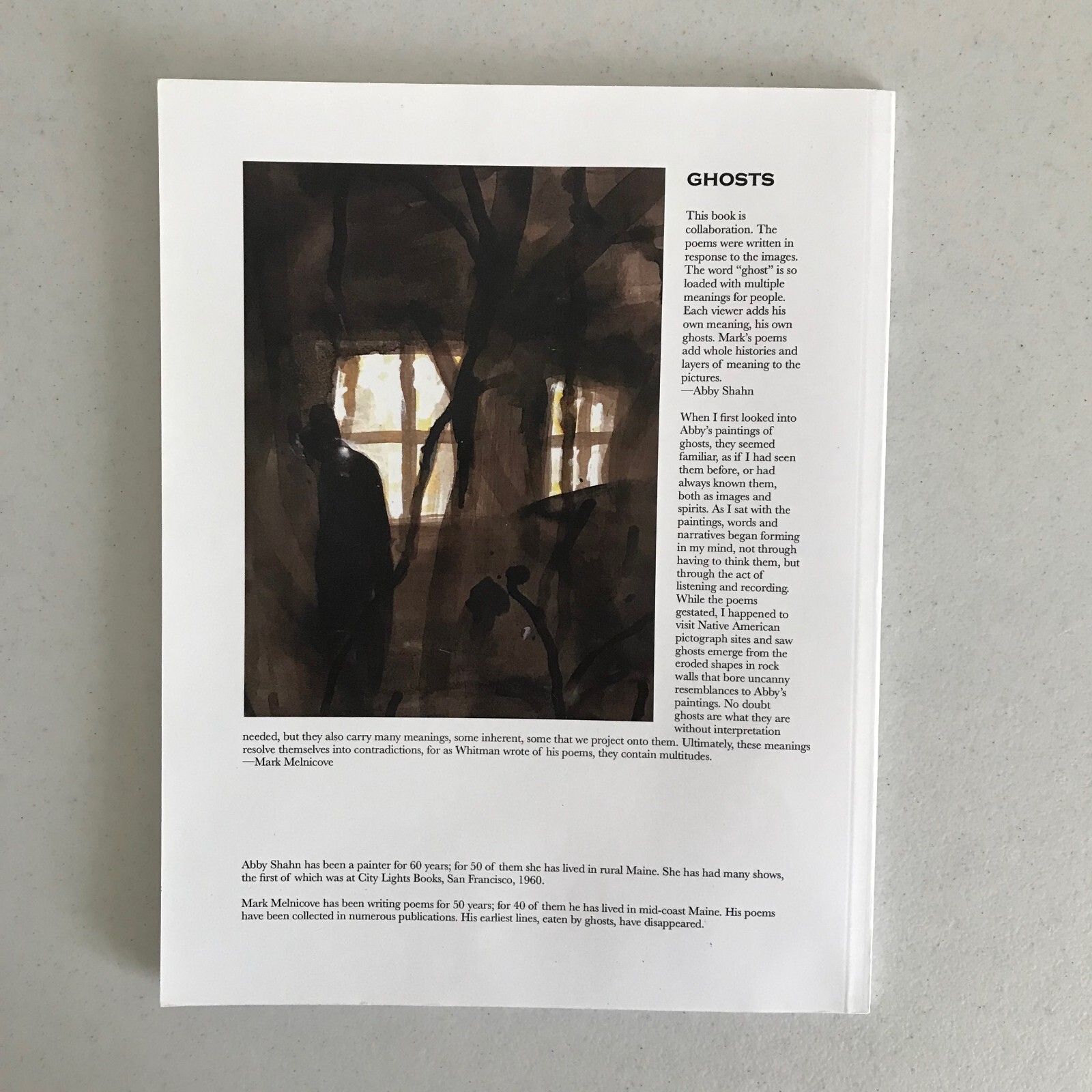 Ghosts – by Abby Shahn & Mark Melincove – PB Signed by Author!