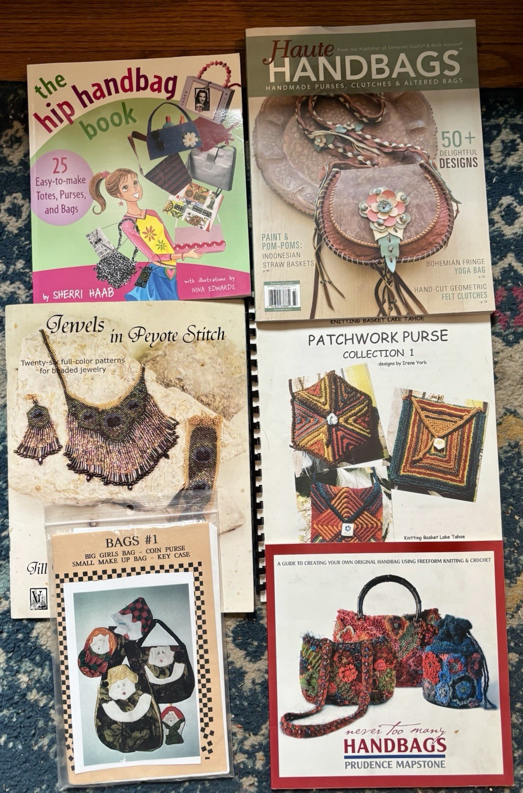 Six Great Books/Pamphlets On Making Handbags: Brand New Condition