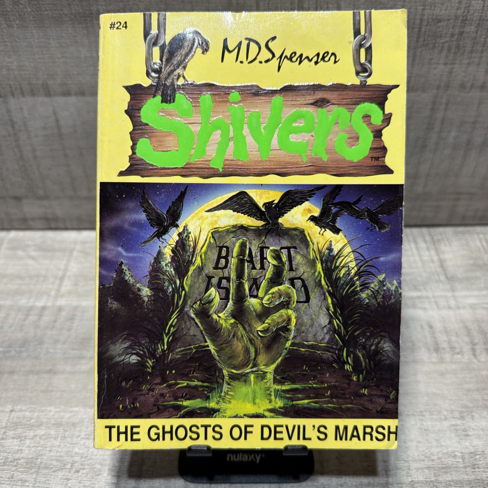 Shivers #24 The Ghosts Of Devil’s Marsh By M.D. Spenser 1996 YA Horror Novel 90s