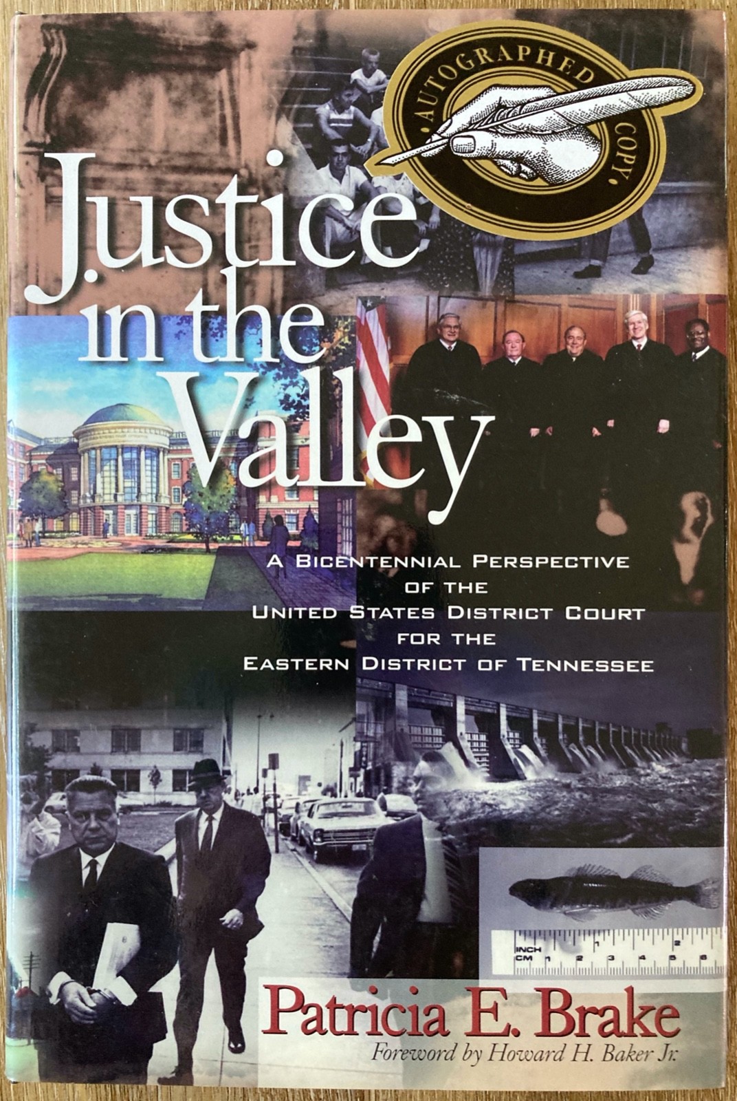 Justice in the Valley Patrica Brake 1998 Hardcover w/ Dust Jacket Signed