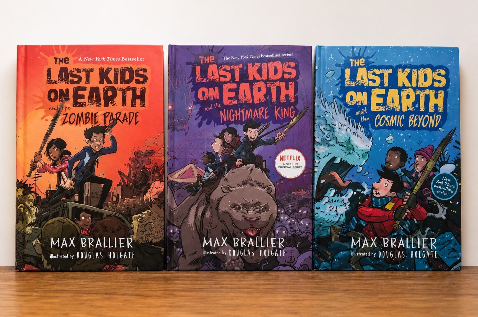 Last Kids on Earth Hardcover Lot 3 Books Max Brallier Books 2 3 4