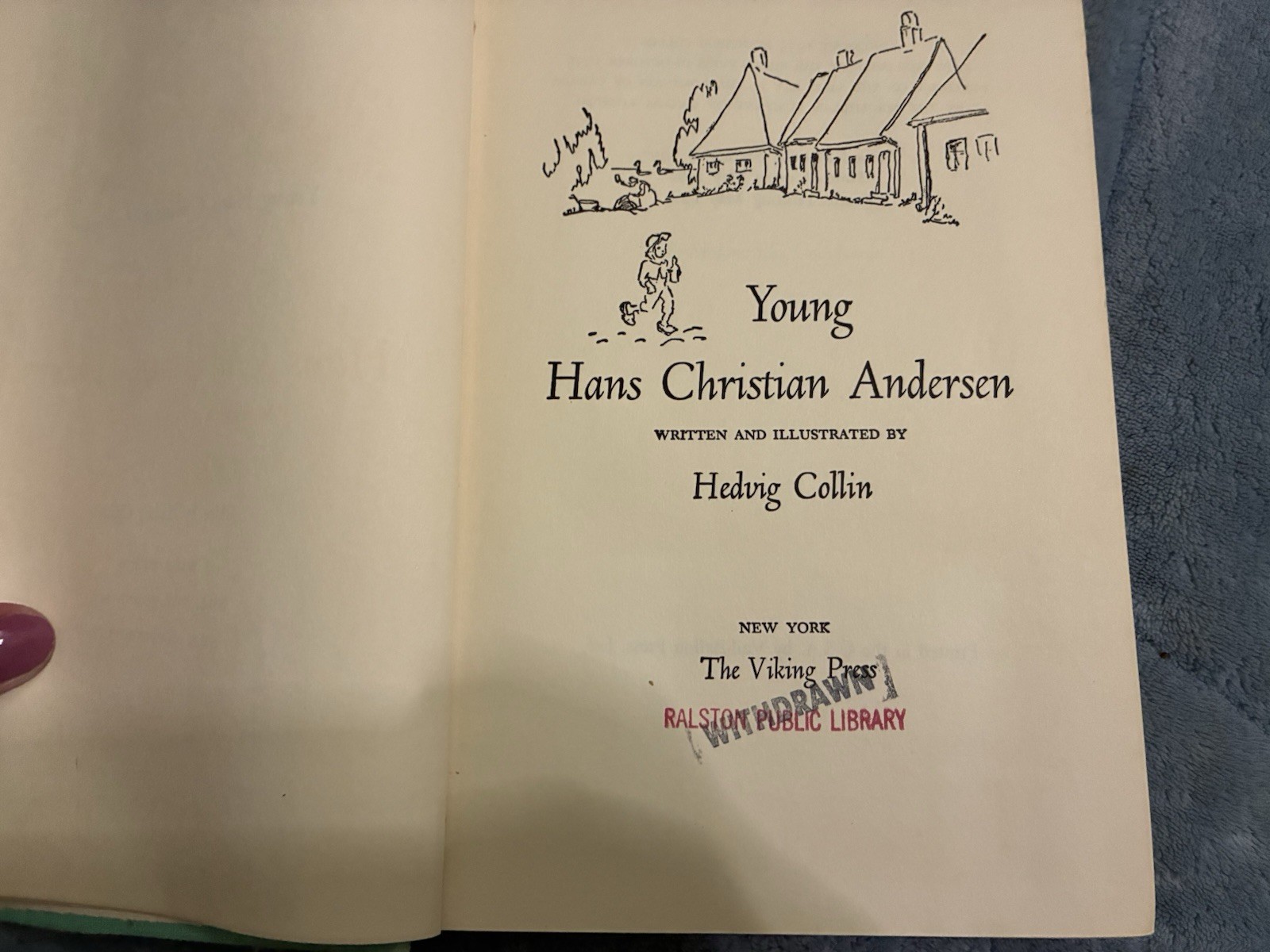 Young Hans Christian Andersen by Hedvig Collin 1963