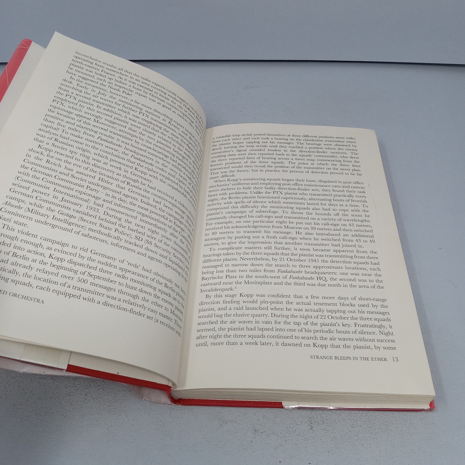 The Red Orchestra: 1996 John Wiley & Sons Hardcover by V. E. Tarrant