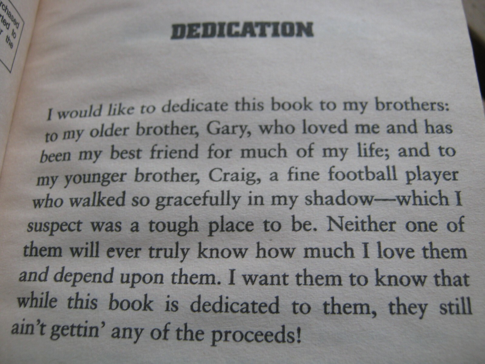 2001 Used Terry Bradshaw It’s a Only Game David Fisher softcover book 356 pages