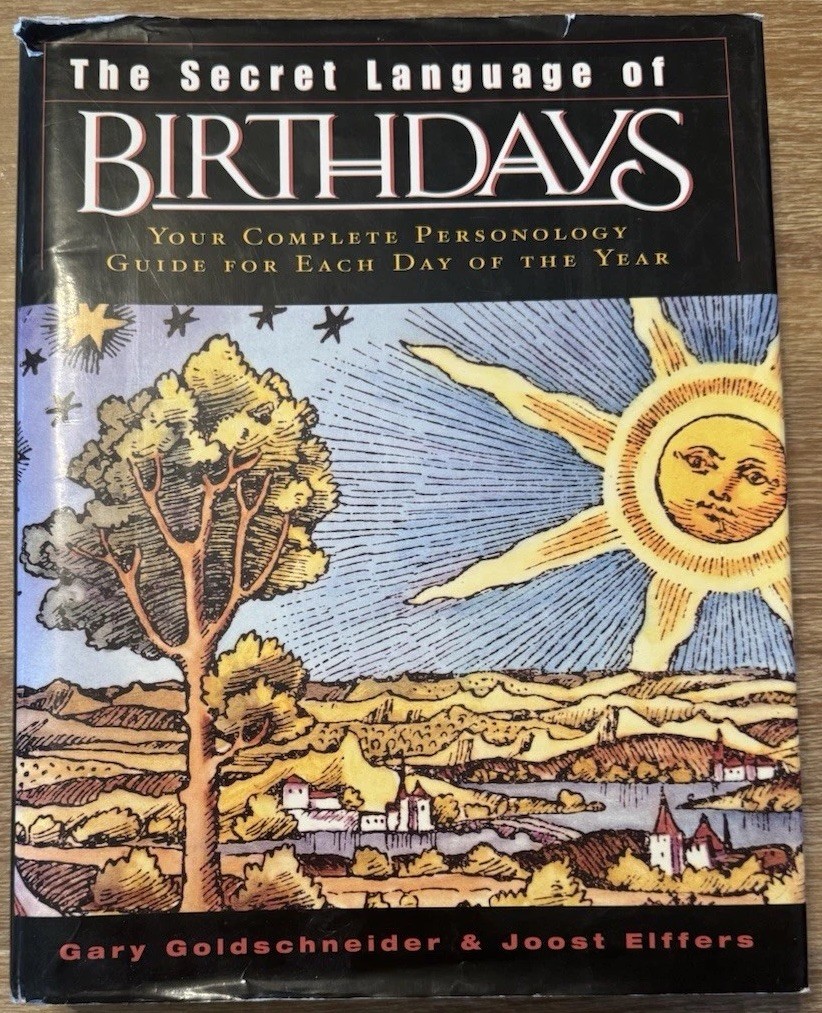 Secret Language of Birthdays 1994 Hardcover Astrology Personality Book 1st Ed