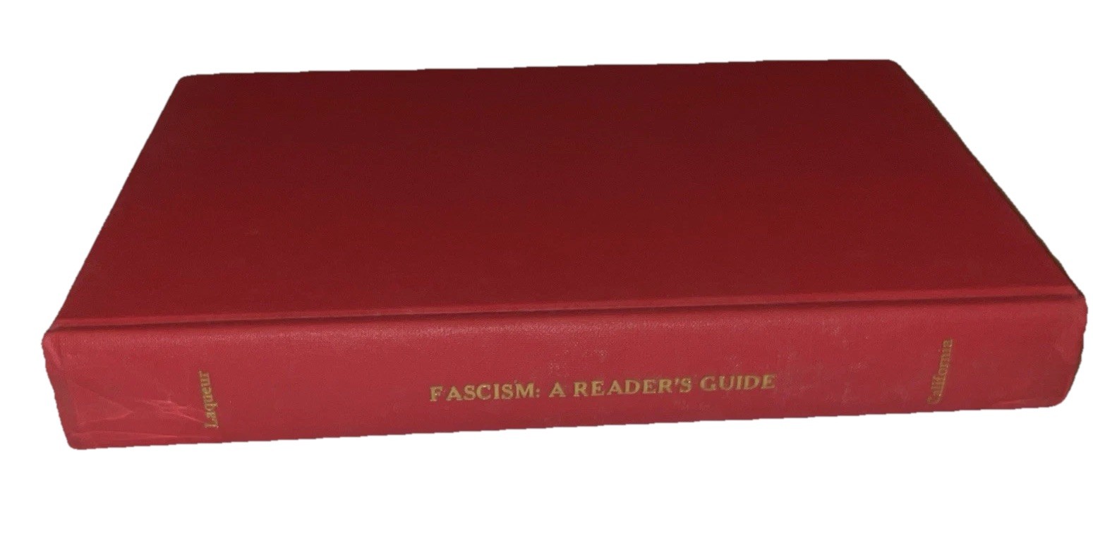 Fascism A Readers’ Guide Walter Lacqueur HARDBACK 1ST EDITION