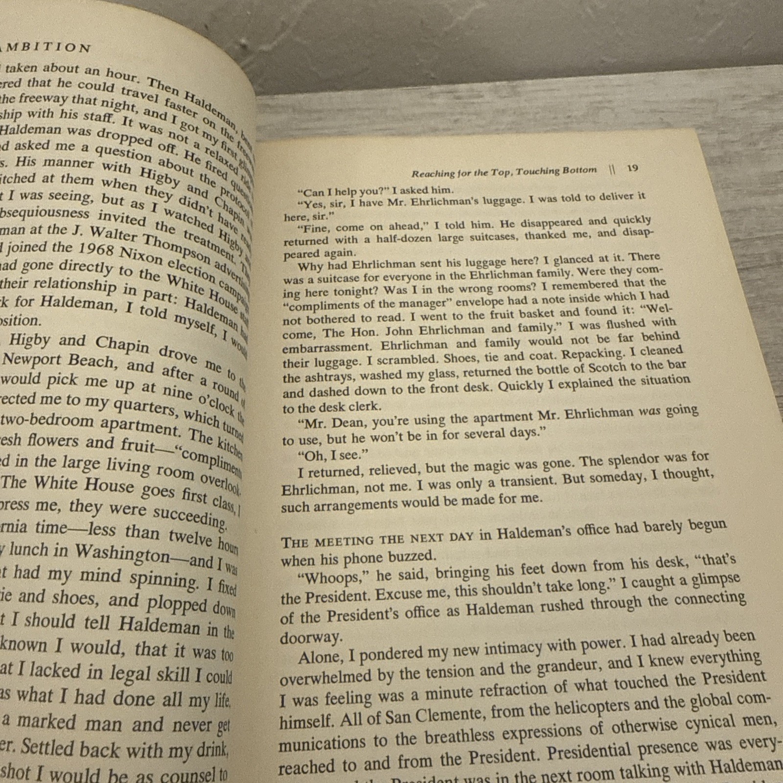 Vintsge book Blind Ambition: The White House Years by John Dean