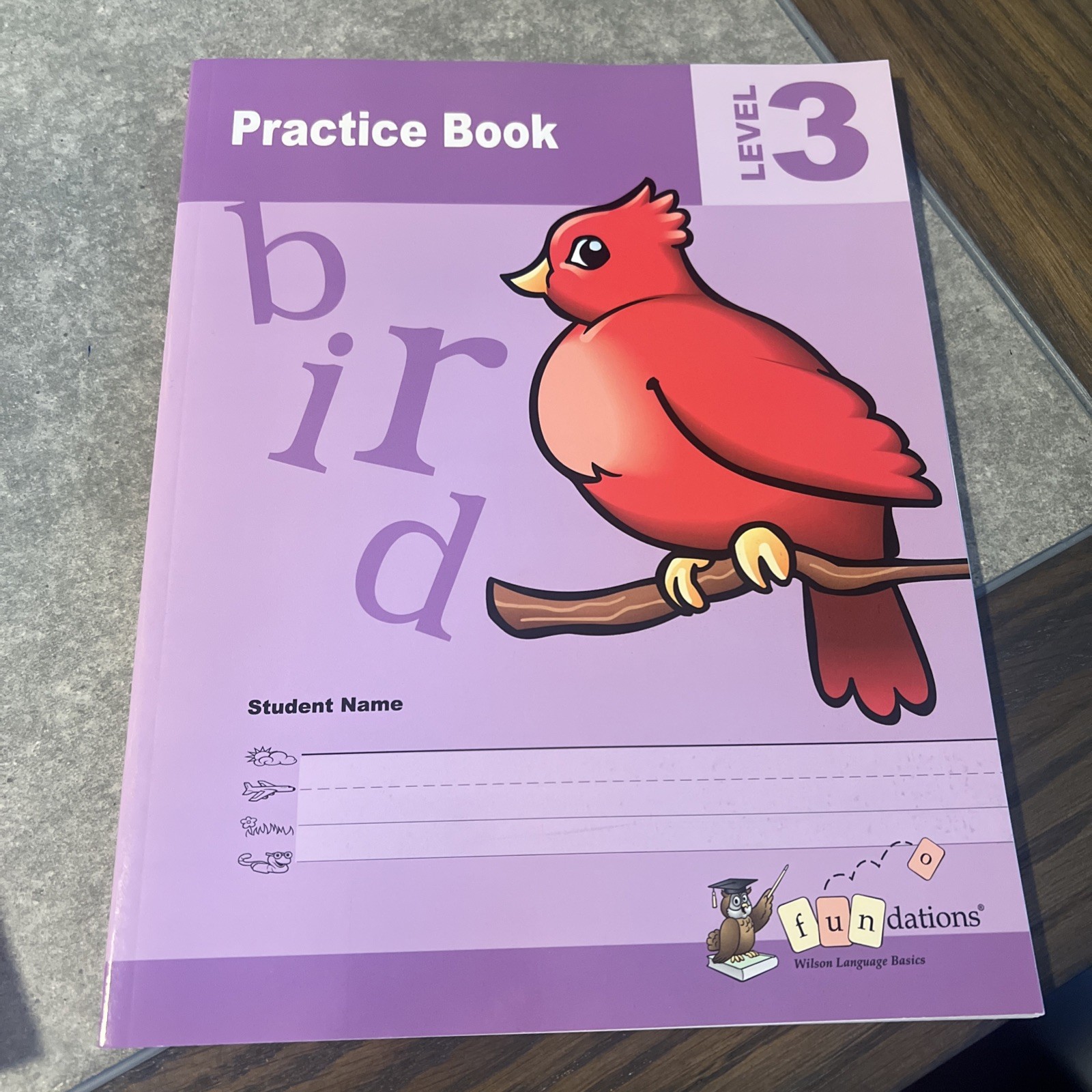 Fundations Wilson Language Basics Practice Book Level 3