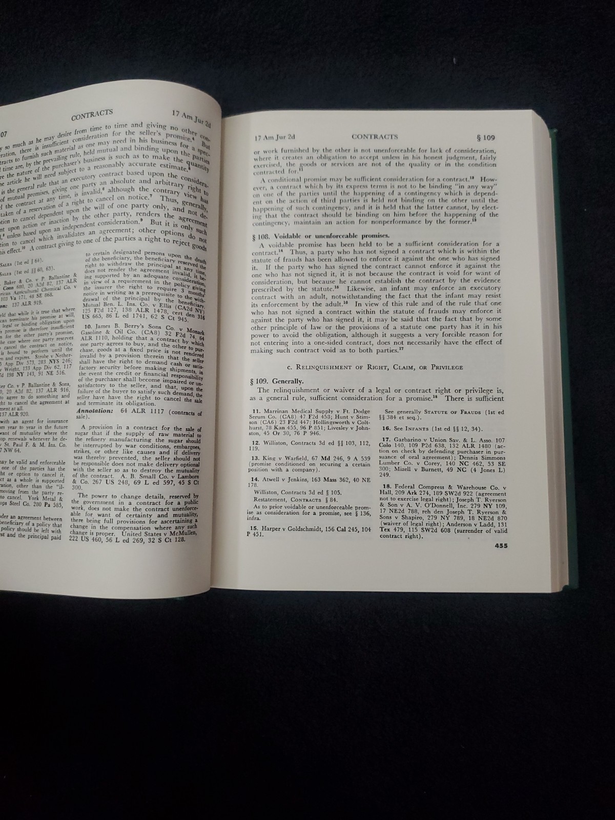 American Jurisprudence 2d Contracts