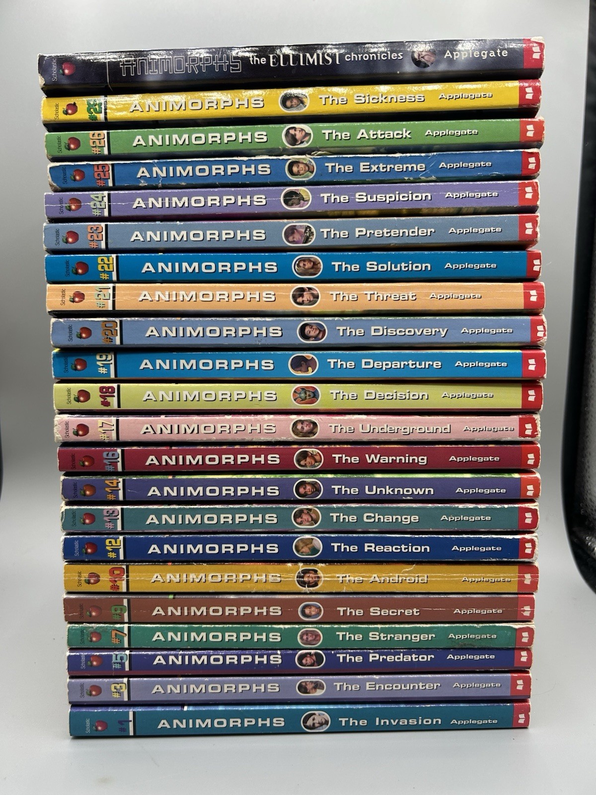 Lot of 22 Animorphs by K.A. Applegate – 1-29 + Ellimist Chronicles