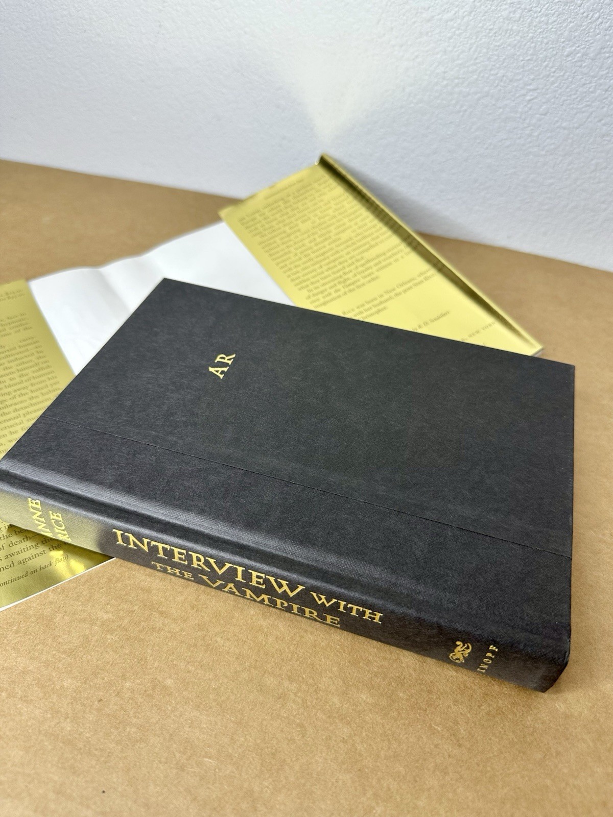 🟠Interview with the Vampire by Anne Rice (1996 Knopf HC w/ DJ)