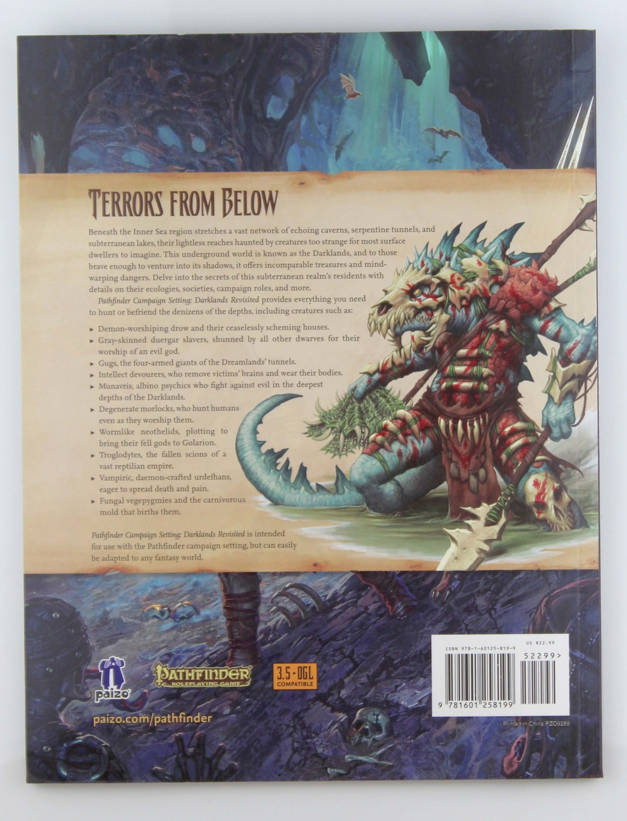 Pathfinder Campaign Setting: Darklands Revisited Staff, Paizo Paizo Inc.