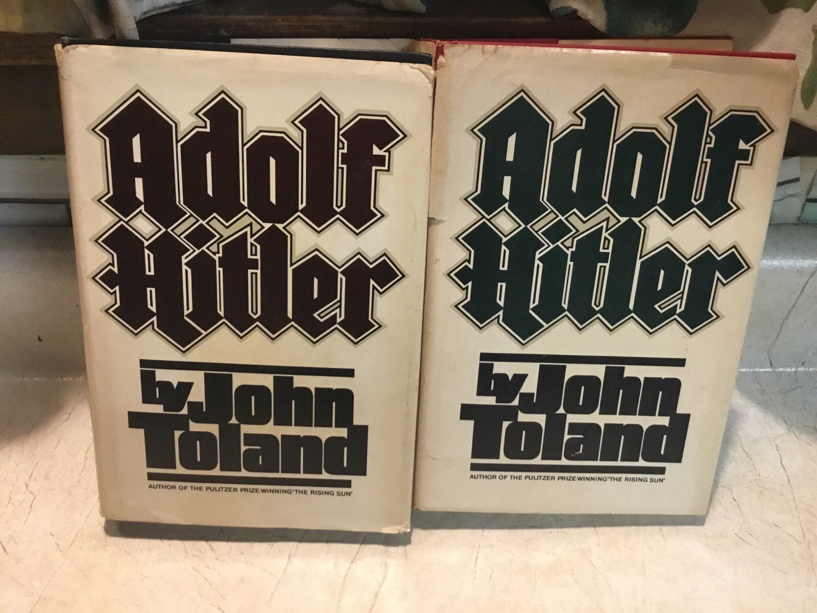 Adolf Hitler 2 Volume Set World War II History Hardcover Books John Toland 1976