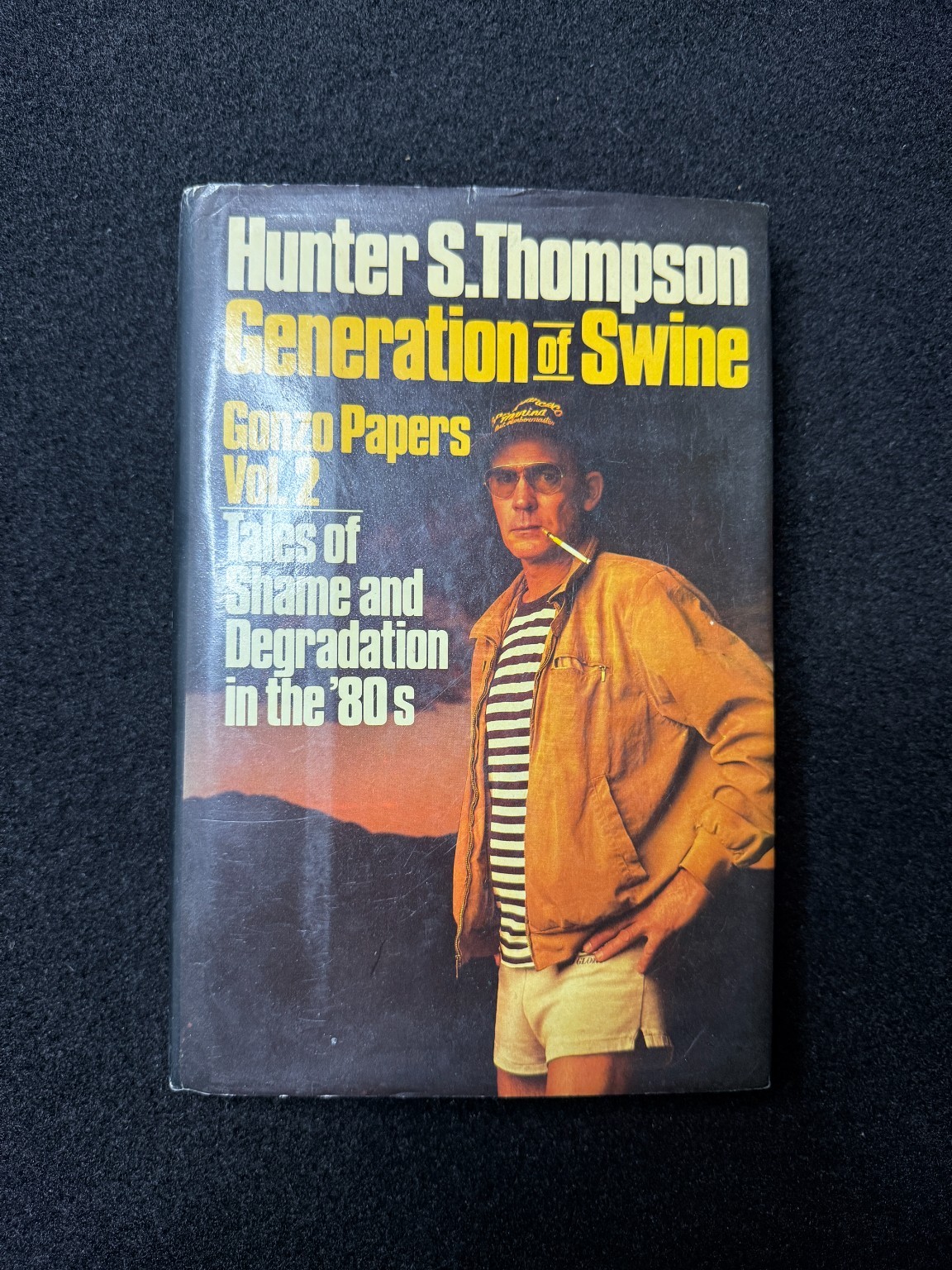 Generation of Swine Hunter S Thompson 1988 Summit Books Hardcover Dust Jacket