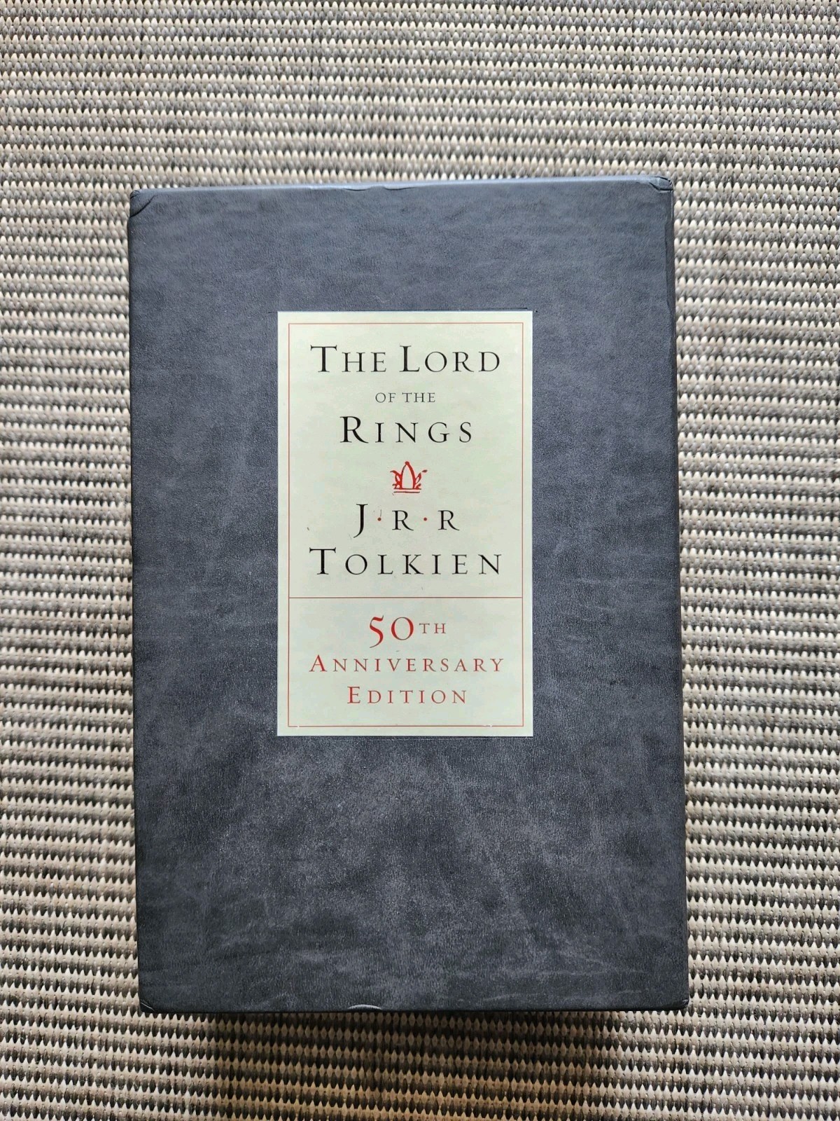 The Lord of the Rings 50th Anniversary Deluxe Edition JRR Tolkien Slipcase HC