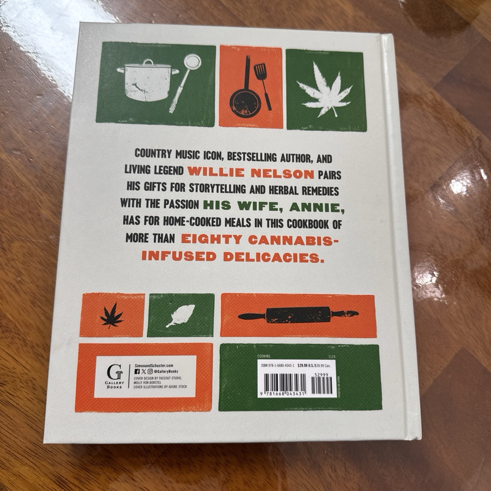 Willie and Annie Nelson’s Cannabis Cookbook: Mouthwatering Recipes… Hardcover
