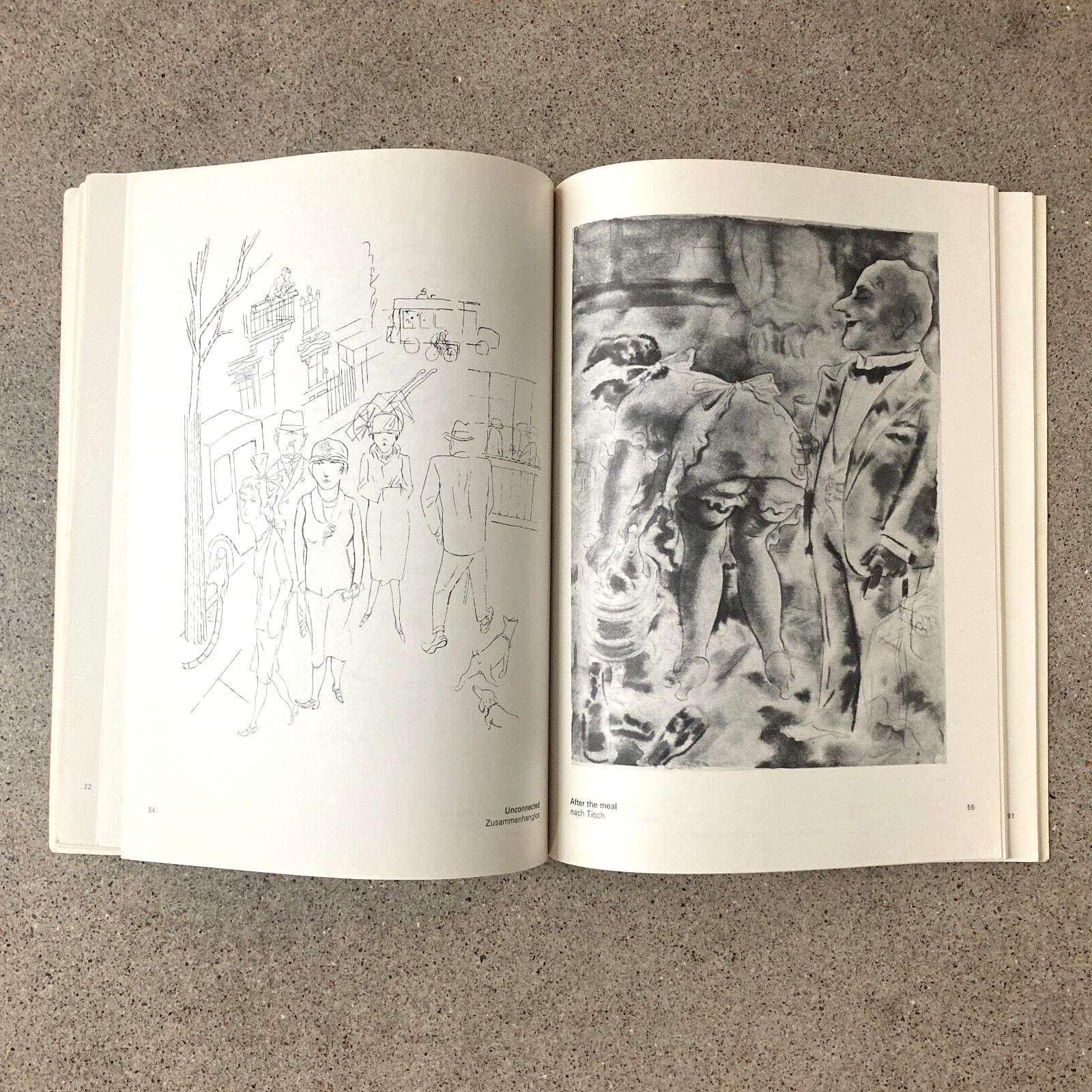 2 Book Lot-German Expressionists: GEORGE GROSZ, LOVE ABOVE ALL..; MAX BECKMANN