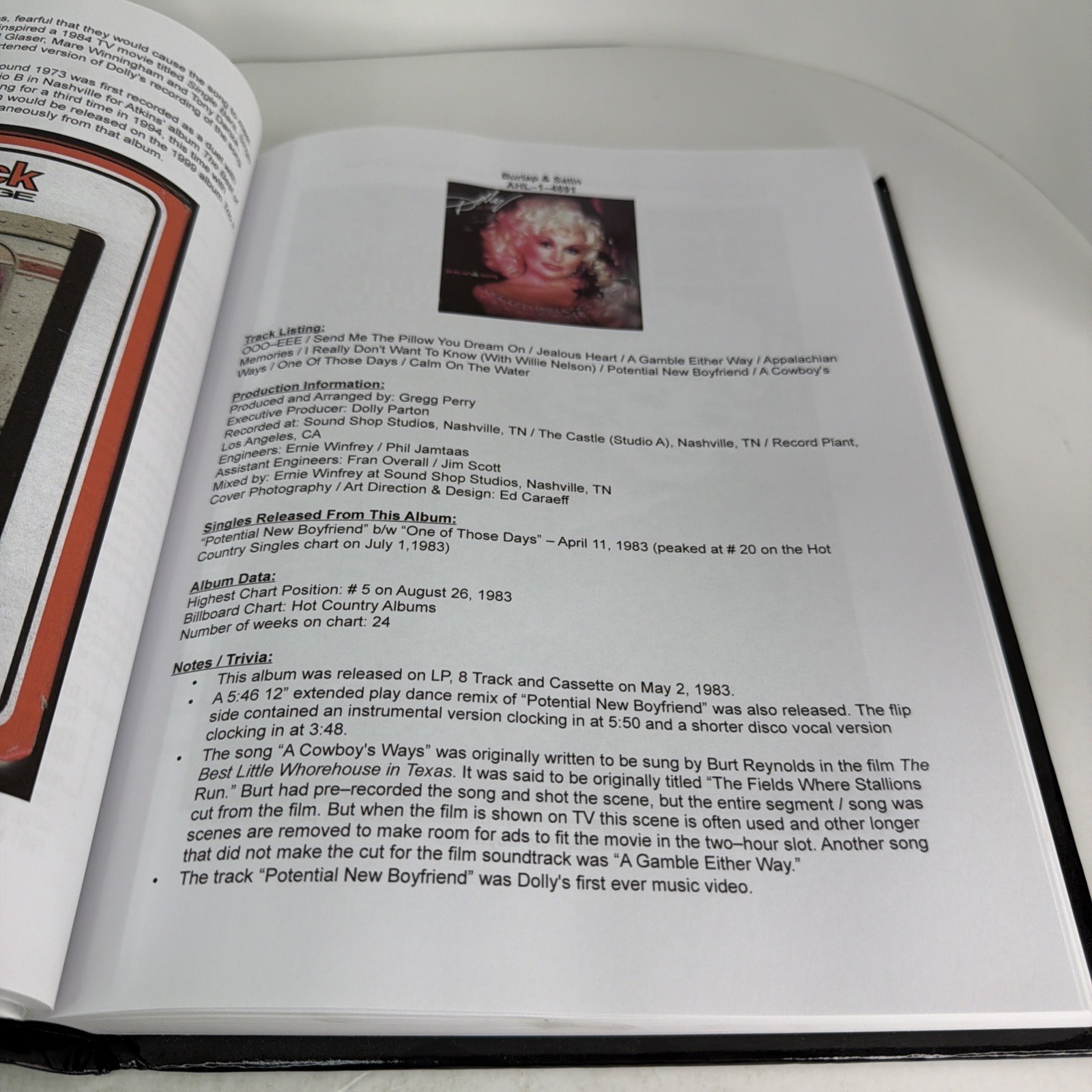 The Complete Dolly Parton Illustrated Discography 2021 Hardcover by Daniel Selby