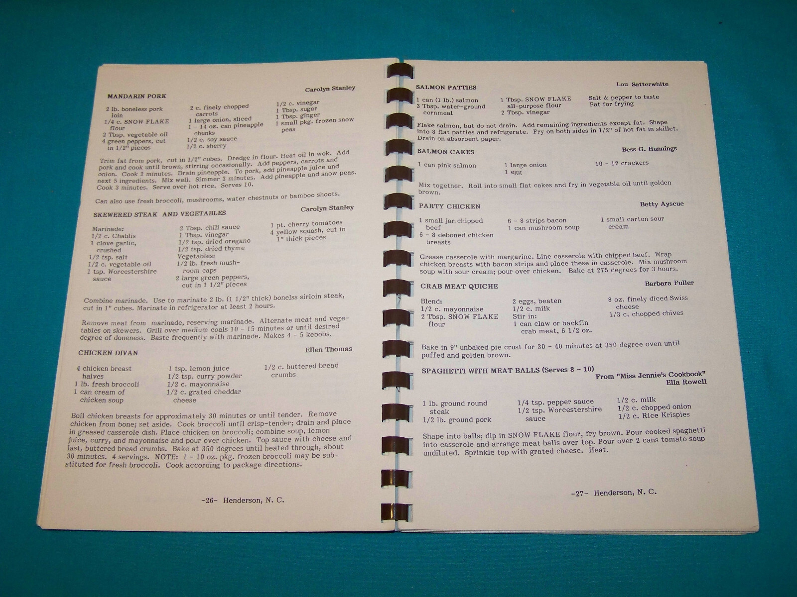 First United Methodist Church Henderson NC Cookbook 1985 methodist pie , challah