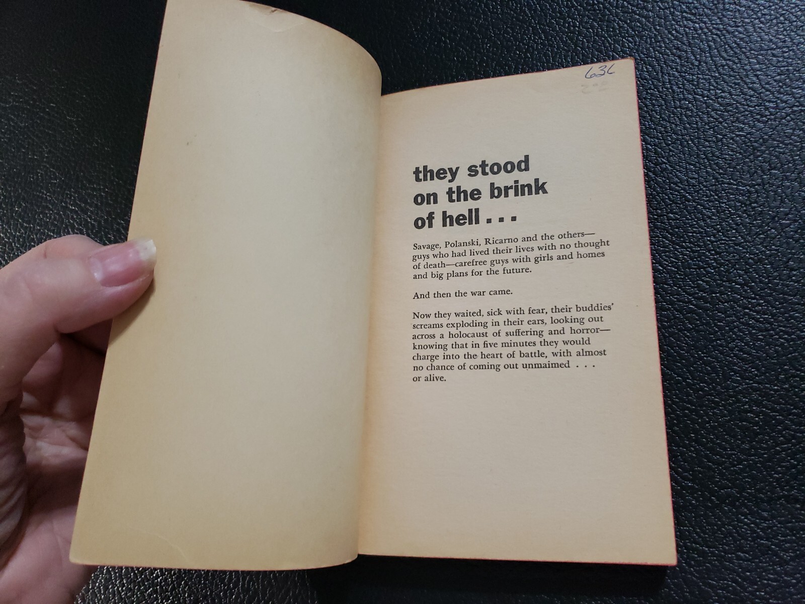 CHARGE INTO HELL-pbk-Marvin Allen Karp-1966-Popular Library-War/Action