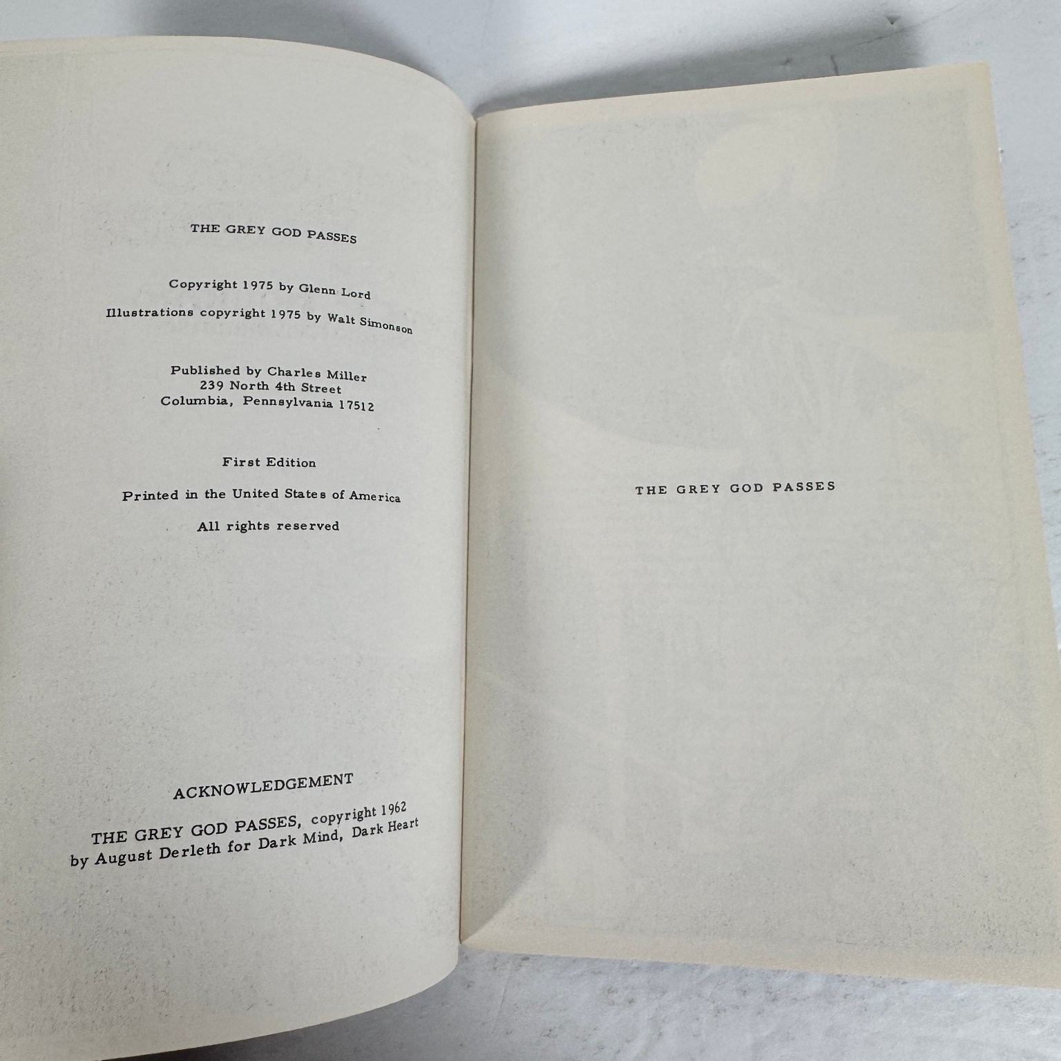 Robert E Howard 1975 Chapbooks Lot Rhymes of Death Grey God McHaney