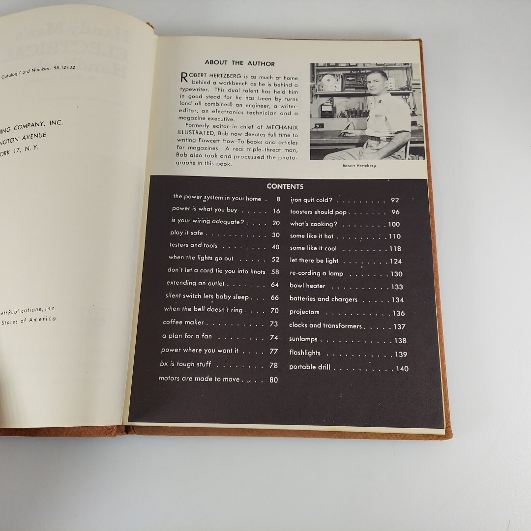 Handy Man’s Electrical Repairs Handbook by Robert Hertzberg 1955 Arco Pub. HCDJ