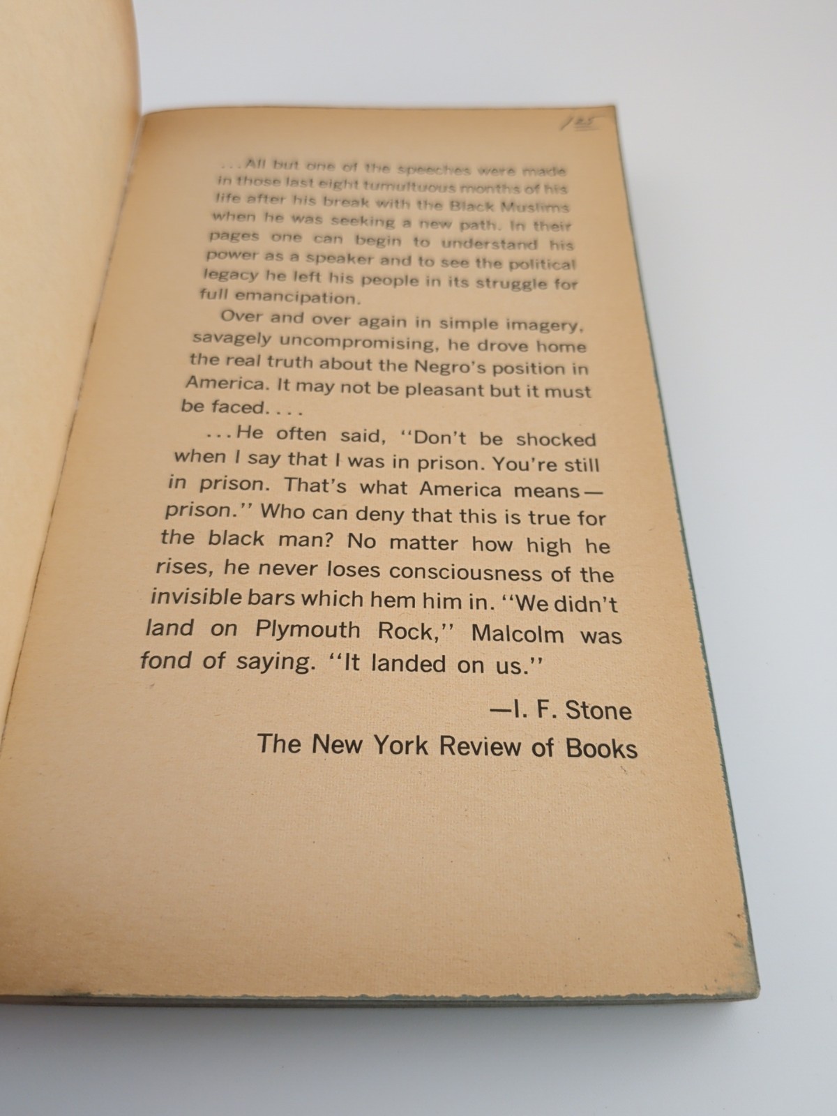 1st Edition / 1st Printing – 1966 MALCOLM X SPEAKS by Evergreen Black Cat – RARE