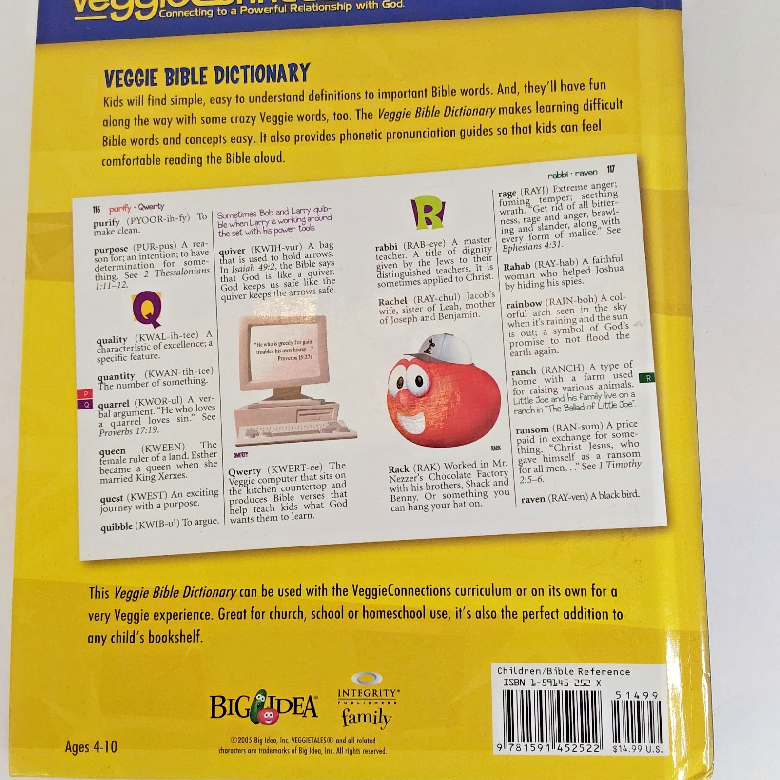 Veggie Tales Bundle: Puzzler Game, Books, Dictionary, Bible Storybook