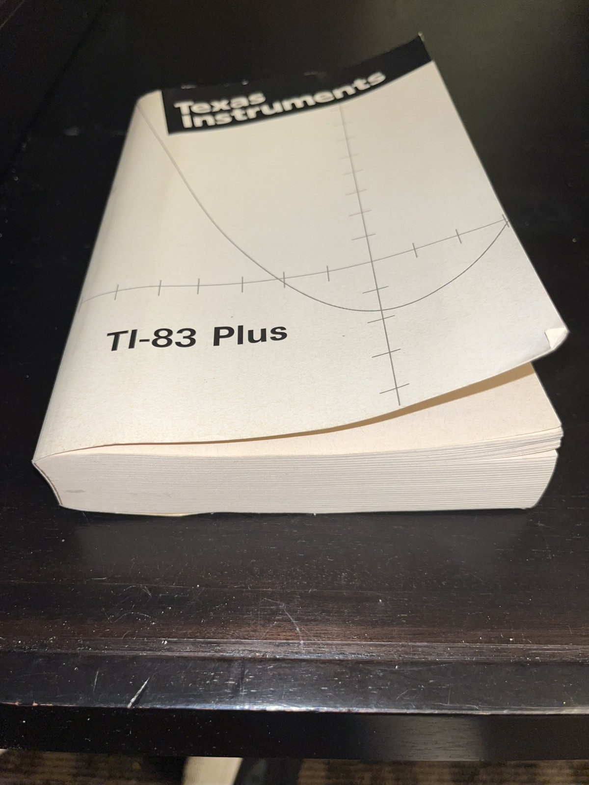 Texas Instruments TI-83 Plus Paperback Manual 1999 (Calculator Manual only)