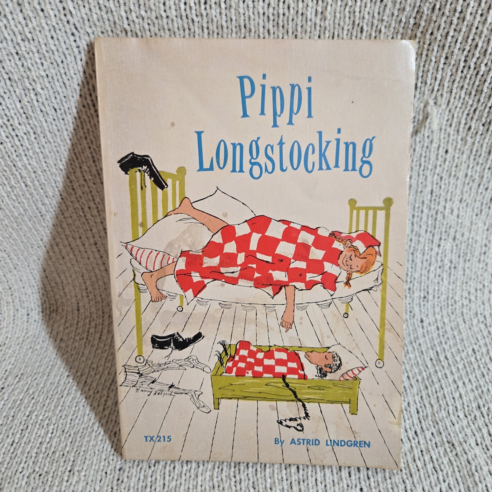 Pippi Longstocking Astrid Lindgren 1973 Scholastic Vintage PB
