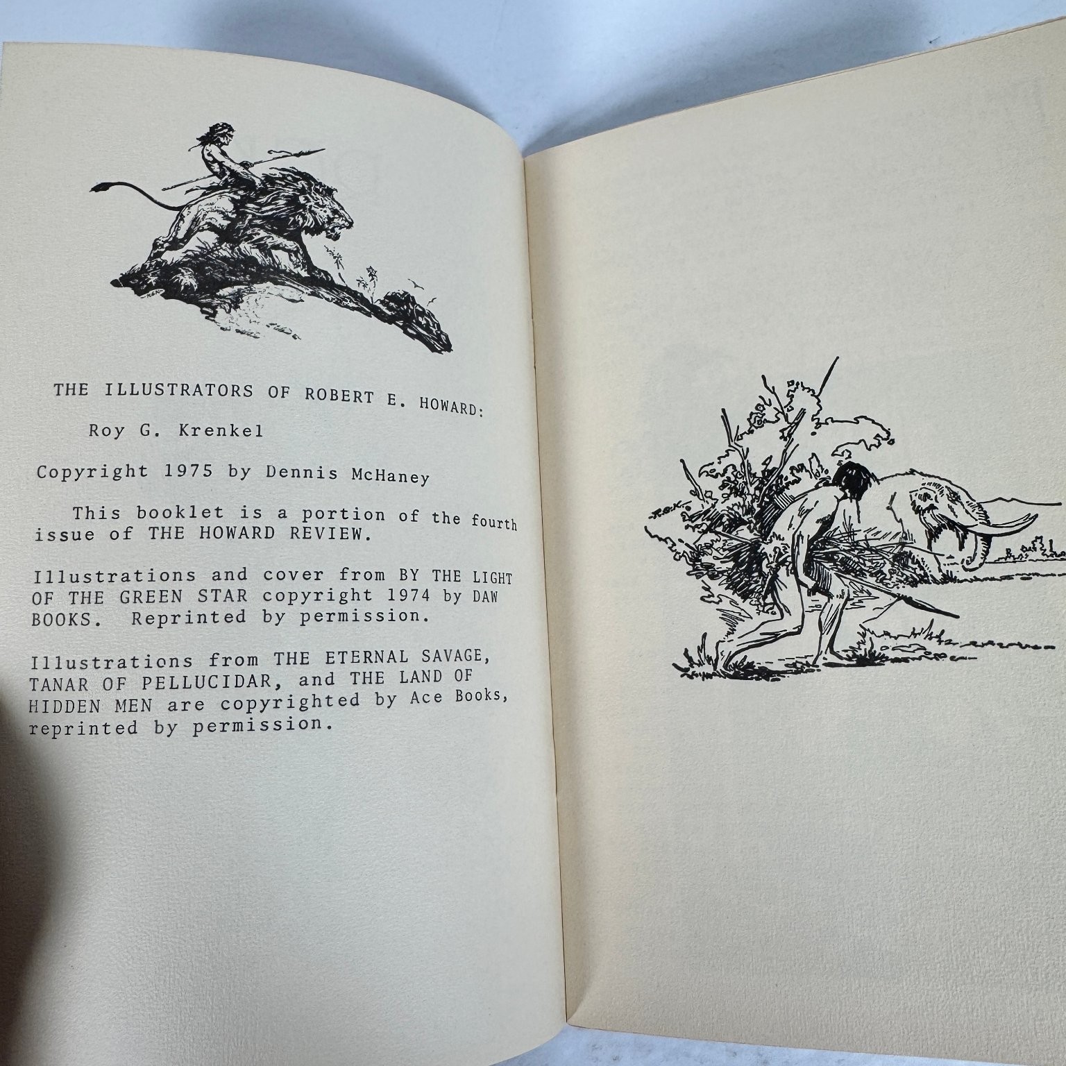 Robert E Howard 1975 Chapbooks Lot Rhymes of Death Grey God McHaney