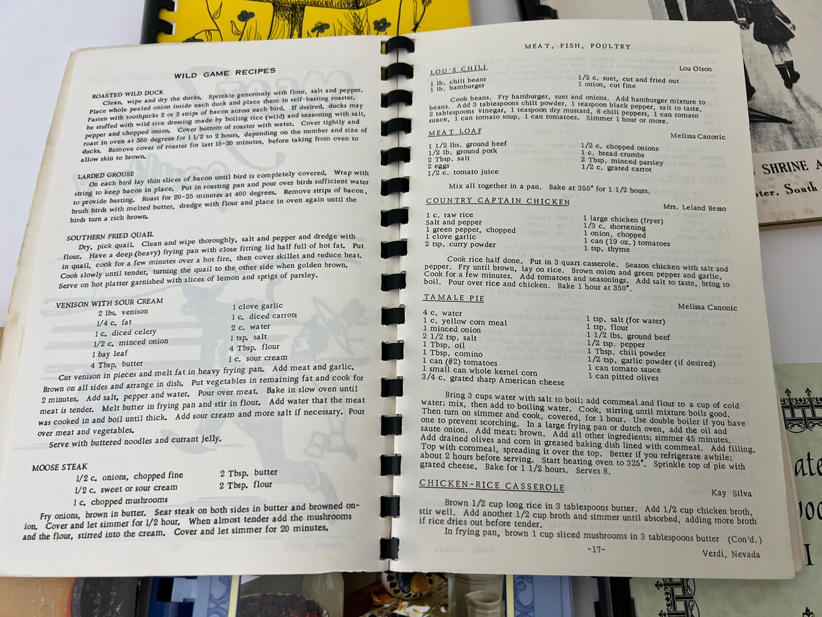 Family Cookbook Recipe Lot of 6 Vintage Lancaster South Carolina Port Richey FL