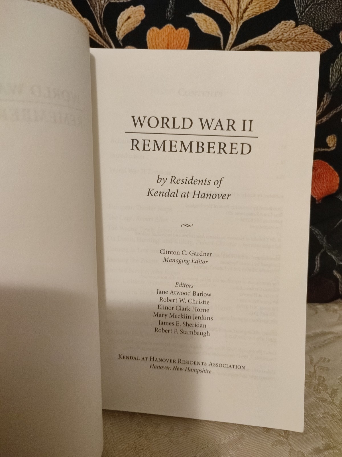 World War II Remembered by Various Authors Greatest Generation WWII American PB
