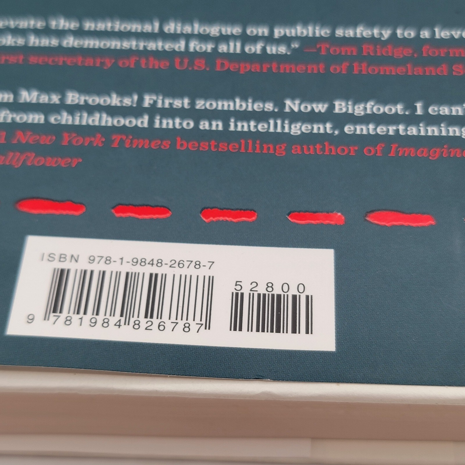 Max Brooks Devolution Hardcover Signed Copy Firsthand Account Sasquatch
